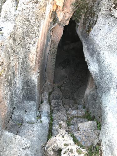 Amaru Marka cave entrance, Moon Temple.